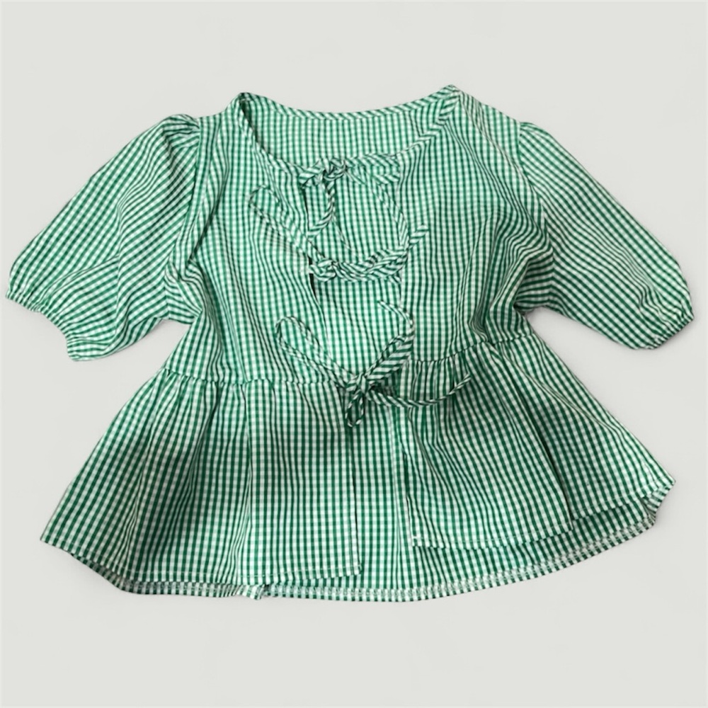 Green Checkered top